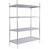 CE114 - 4 Tier Nylon Coated Wire Shelving