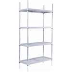 CE128 - 4 tier Nylon Coated Wire Shelving