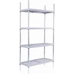 CE129 - 4 tier Nylon Coated Wire Shelving