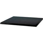 CE157 - Werzalit Square 600mm Table Top (Black 055)