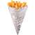 CE230 - Disposable Paper Chip Cone Newsprint - 182mm (Pack 1000)