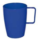 CE288 - Kristallon Polycarbonate Handled Beaker Blue - 284ml 10oz (Box 12)