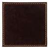 CE296 - Faux Leather Coasters Brown - 100x100mm (Pack 4)