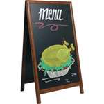 CE431 - Sandwich A-Board Dark Wood - 680x1200mm