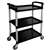 CF101 - Mobile Trolley Polypropylene Compact (Black)