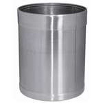 CF130 - Bolero Guest Room Waste Paper Bin St/St - 10.2Ltr