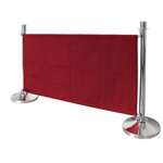 CF138 - Bolero Red Banner with St/St Fixings