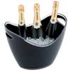 CF311 - Wine/Champagne Bowl Acrylic Black - 255x350x270mm