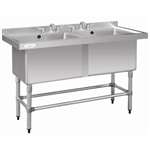 CF406 - Vogue Double Deep Pot Sink