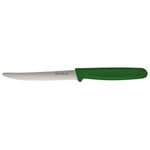 CF898 - Hygiplas Tomato Serrated Knife Green - 4"