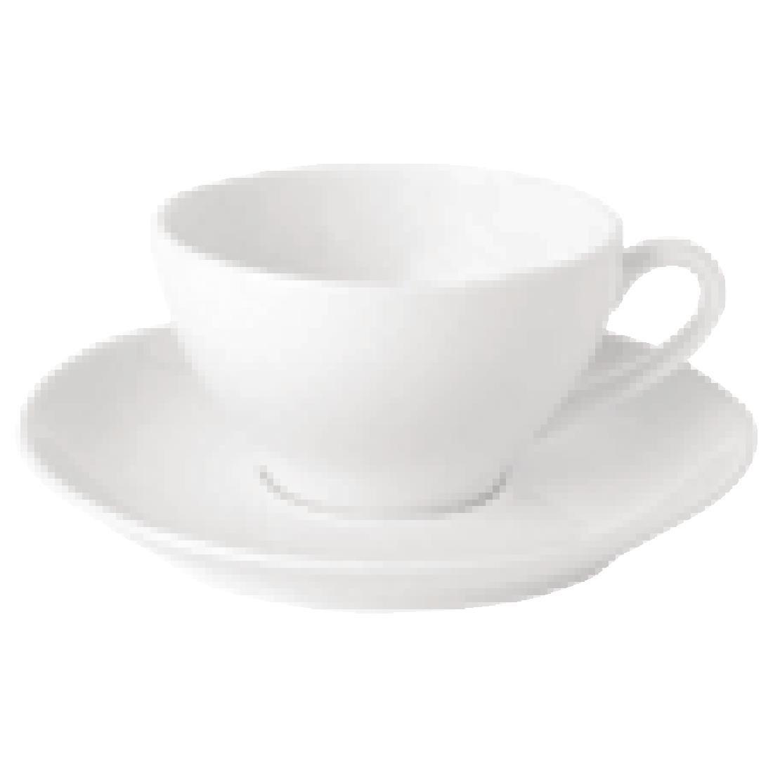 CG311 - Royal Bone Ascot Footed Teacup White - 250ml 8.8oz (Box 6)