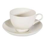 CG313 - Royal Bone Ascot Coupe Saucer White - 130mm 5" (fits Cup CG308) (Box 12)