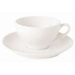 CG314 - Royal Bone Ascot Coupe Saucer White - 140mm 5 1/2" fits Cup CG311 (Box 12)
