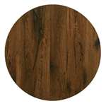 CG718 - Werzalit Round 600mm Table Top (Antique Oak 316)