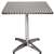 CG834 - Bolero Square Pedestal Bistro Table St/St Top - 700mm