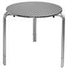 CG836 - Bolero Round Stacking Bistro Table St/St Top - 700mm dia