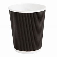 CM540 - Fiesta Hot Cups Ripple Wall Black - 228ml (8oz) (Sleeve 25)