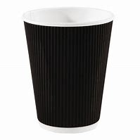 CM541 - Fiesta Hot Cups Ripple Wall Black - 340ml (12oz) (Sleeve 25)