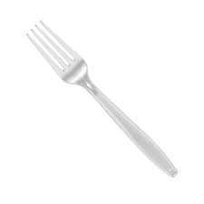 CPF-1 - Clear  Heavyweight Plastic Fork  (Pack 1000)