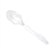 CPT-1 - Clear  Heavyweight Plastics Teaspoons (Pack 1000)