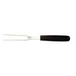 D503 - Victorinox Swiss Classic Black handle Carving Fork Flat - 15cm