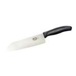 D827 - Victorinox Swiss Classic Black Handle Santoku Knife - 17cm