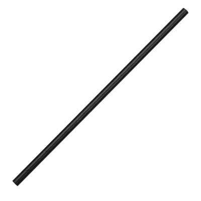 DE926 - Fiesta Green Paper Straw Black - 6mm (Box 250)