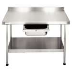 DN608 - Stainless Steel Wall Table (Fully Assembled)