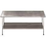 DN611 - Stainless Steel Wall Table (Fully Assembled)