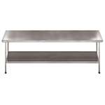 DN612 - Stainless Steel Wall Table (Fully Assembled)