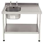 DN614 - Stainless Steel Sink (Fully Assembled)