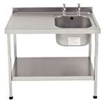 DN615 - Stainless Steel Sink (Fully Assembled)