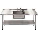 DN620 - Stainless Steel Sink (Fully Assembled)