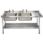 DN621 - Stainless Steel Sink (Fully Assembled)