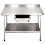 DN626 - Stainless Steel Wall Table (Fully Assembled)