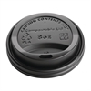 DS052 - Fiesta Green CPLA Lid for Hot Cups Black - 8oz (Box 1000)