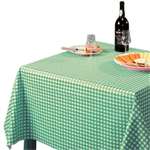 E653 - Green Check Tablecloth