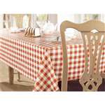 E793 - Red Check Tablecloth