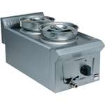 F438 - Falcon Pro-Lite Two Pot. Bain Marie