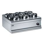 F877 - Bain Marie with 6 x 4.5 Litre Round Pots