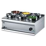 F878 - Bain Marie with 6 x 4.5 Litre Round Pots