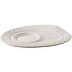 GD271 - Revol Froisses White Cappuccino Saucer