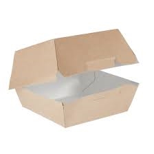 GE082 - Colpac Compostable Kraft Burger Boxes Small 108mm (Pack of 250)