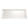 GF130 - APS Pure White Rectangular Melamine Tray