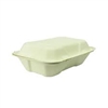 GH026 -  Vegware Compostable Bagasse Clamshell Hinged Meal Boxes 228mm (Pack of 200)