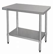 GJ501 - Vogue Stainless Steel Table - 900(H) x 900(W) x 700(D)mm