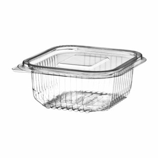 Somoplast Clear Hinged Rectangular Container HSC66 (deep) x 600