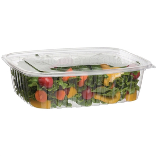 Somoplast Clear Hinged Rectangular Container HSC69 x 500