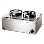 J200 - Lincat Lynx 400 Bain Marie with Two Stainless Steel Round Pot