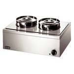 J550 - Lincat Lynx 400 Bain Marie with Two Stainless Steel Round Pot